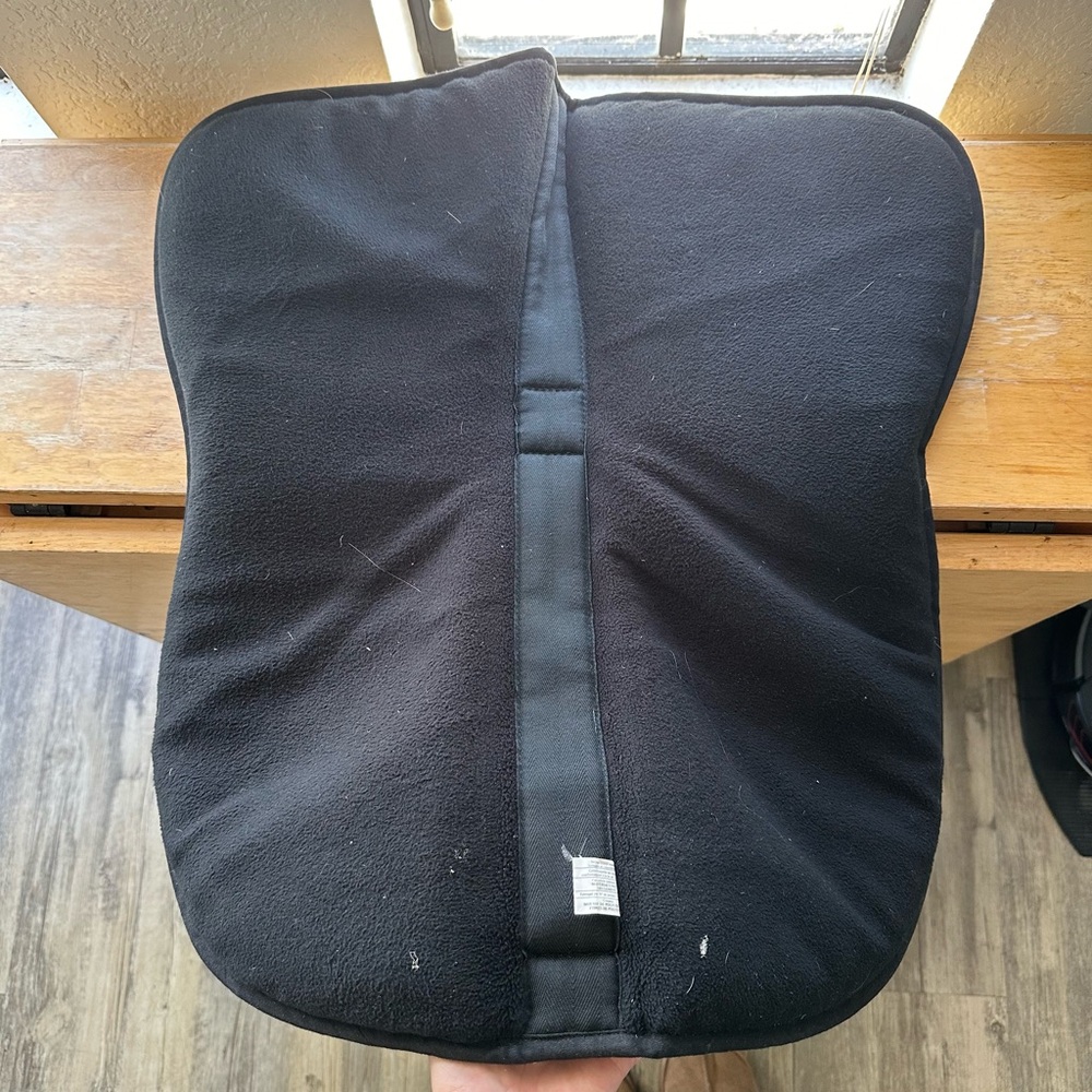 Ogilvy Memory Foam Black Half Pad, Horse Size